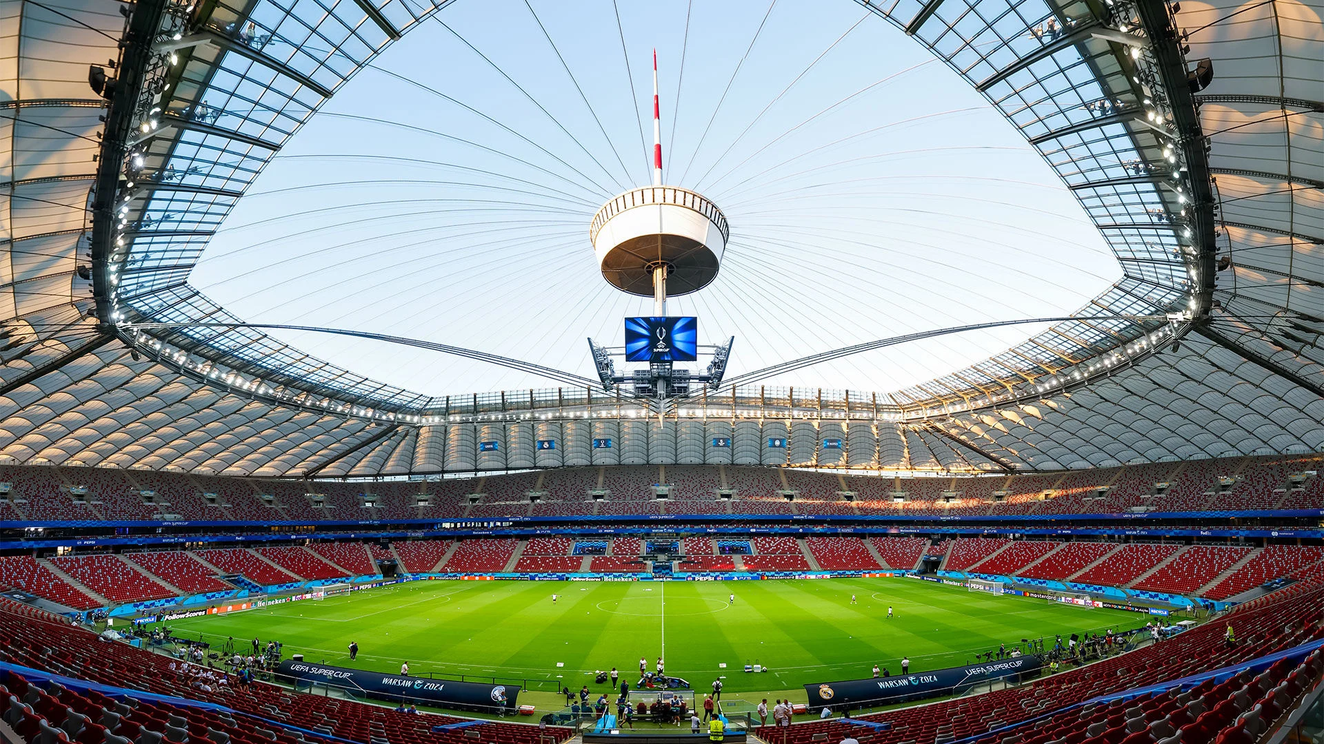 Voici le stade national de Varsovie