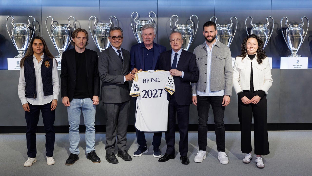 O Real Madrid e a HP anunciam um acordo de patrocínio histórico