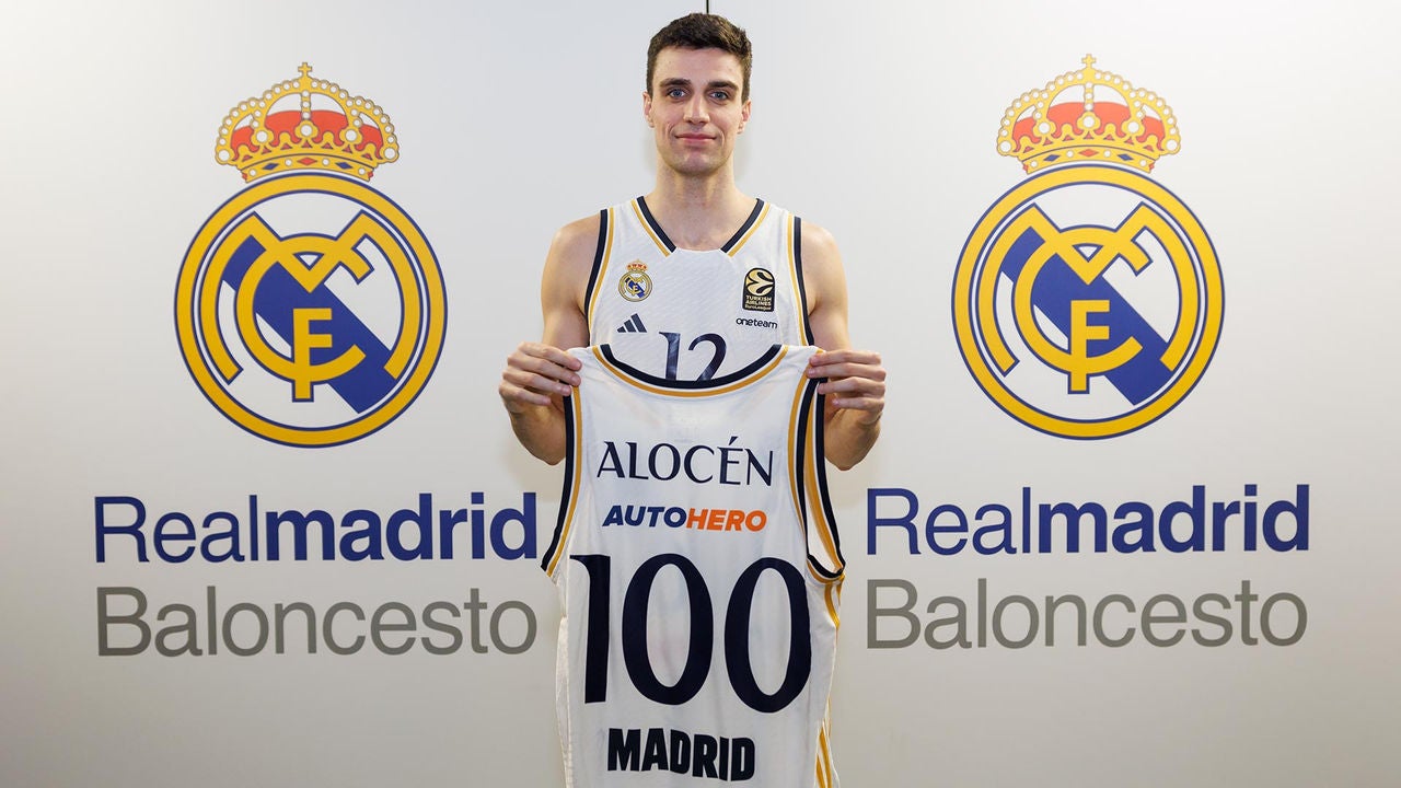 Alocén, 100 partidos con el Real Madrid