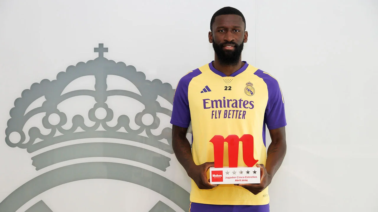 Rüdiger, Jogador Cinco Estrelas Mahou de abril