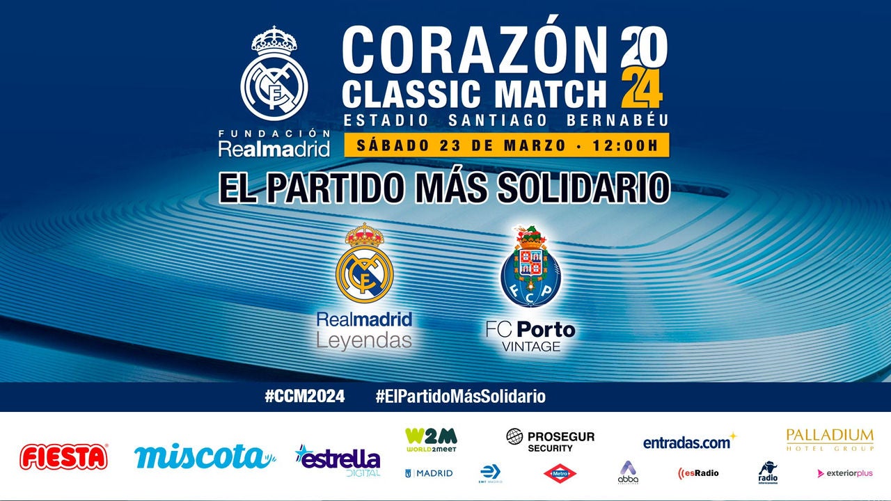 Mañana se disputa el Corazón Classic Match 2024 en el Santiago Bernabéu