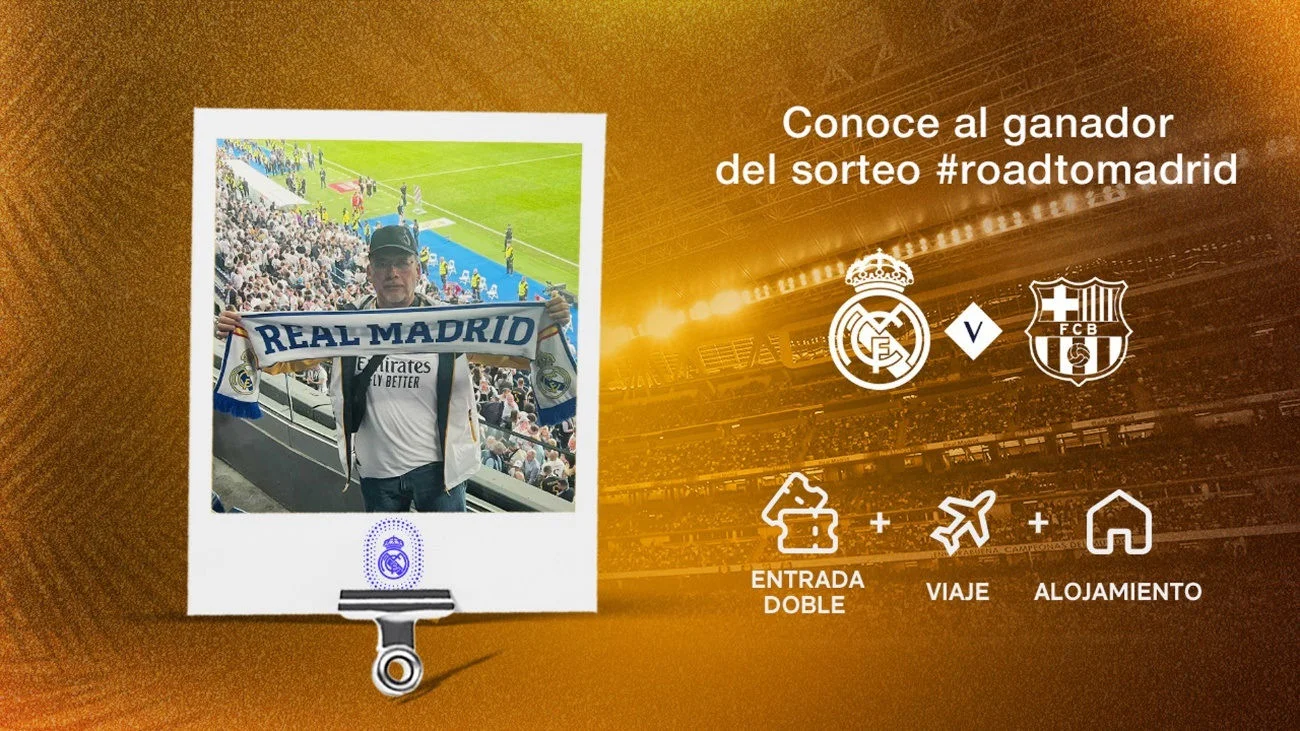 ¡Conoce al ganador del sorteo #roadtomadrid!