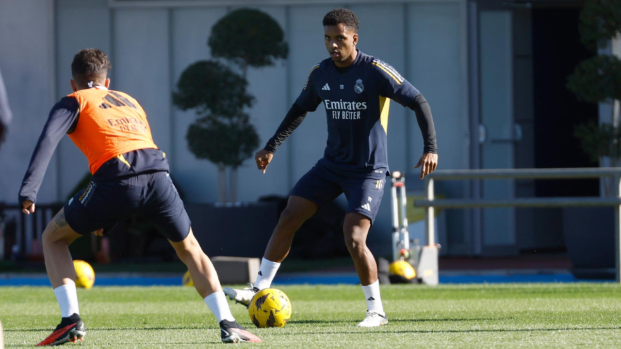 El Real Madrid prepara el derbi 