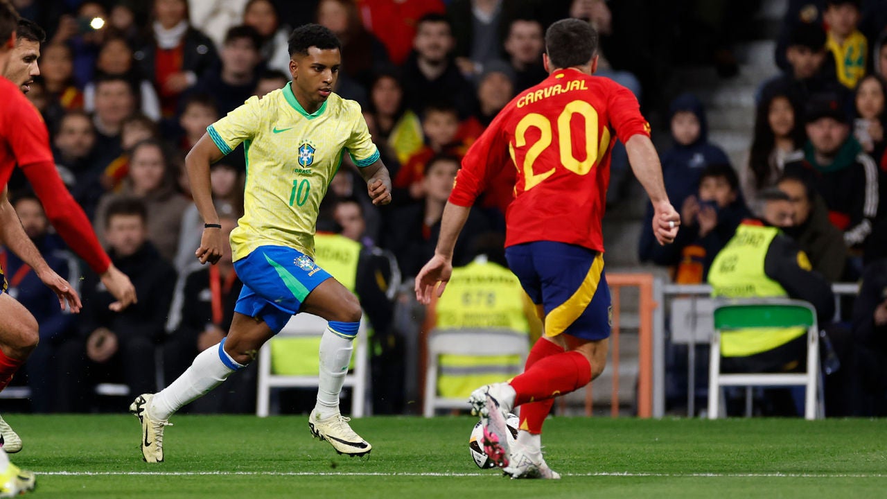 3-3: Rodrygo y Endrick marcan en el empate entre España y Brasil en el Bernabéu