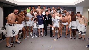 Brady congratulated the Real Madrid players