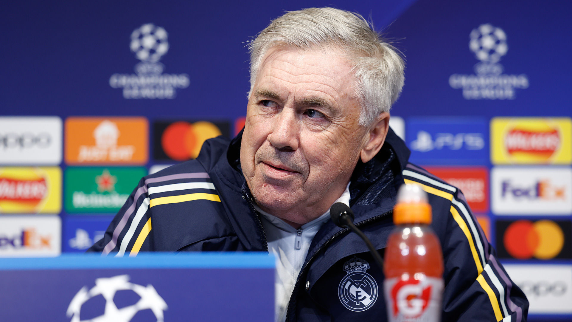 Ancelotti: "Será un partido espectacular y muy entretenido"