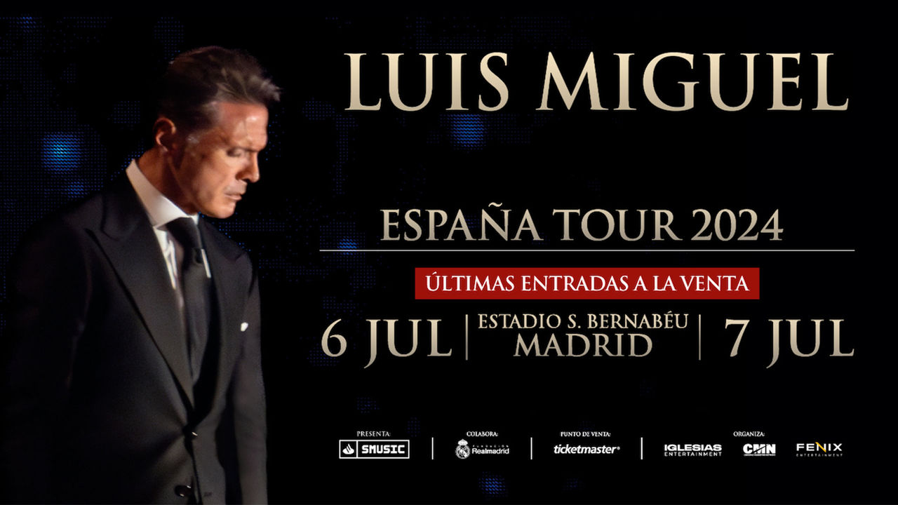 Luis Miguel llega al Bernabéu con dos conciertos en los que colabora con la Fundación Real Madrid