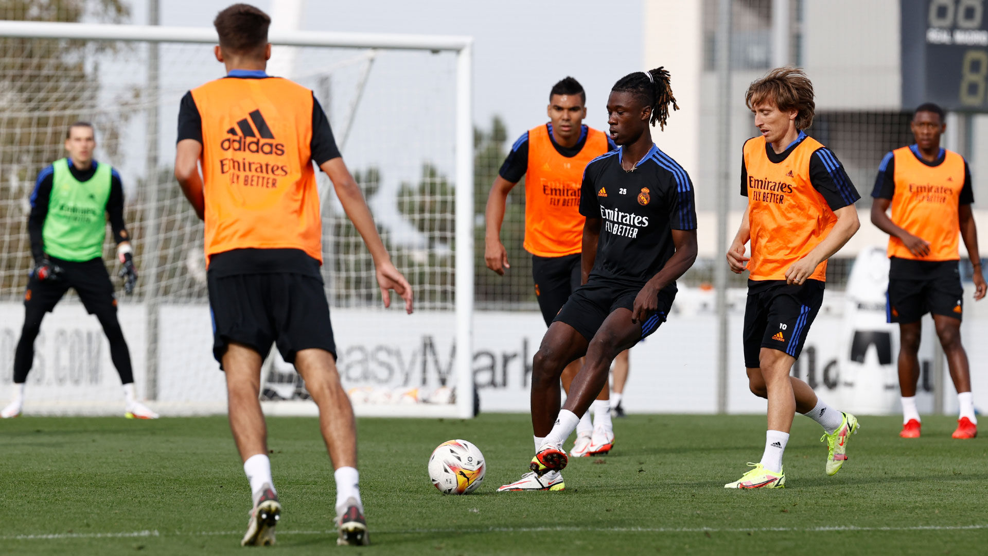 Último entrenamiento antes de viajar a Barcelona