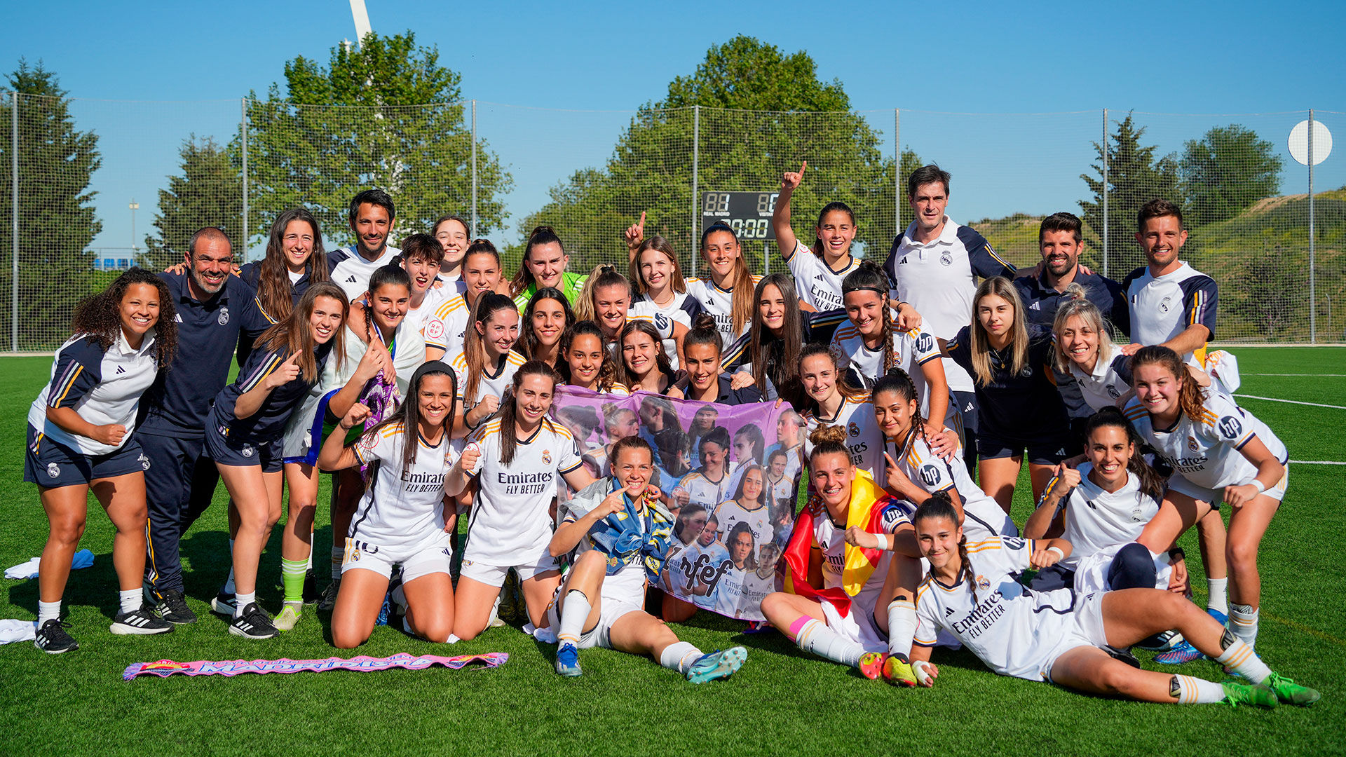 El Real Madrid B gana la Liga y asciende a Primera Federación