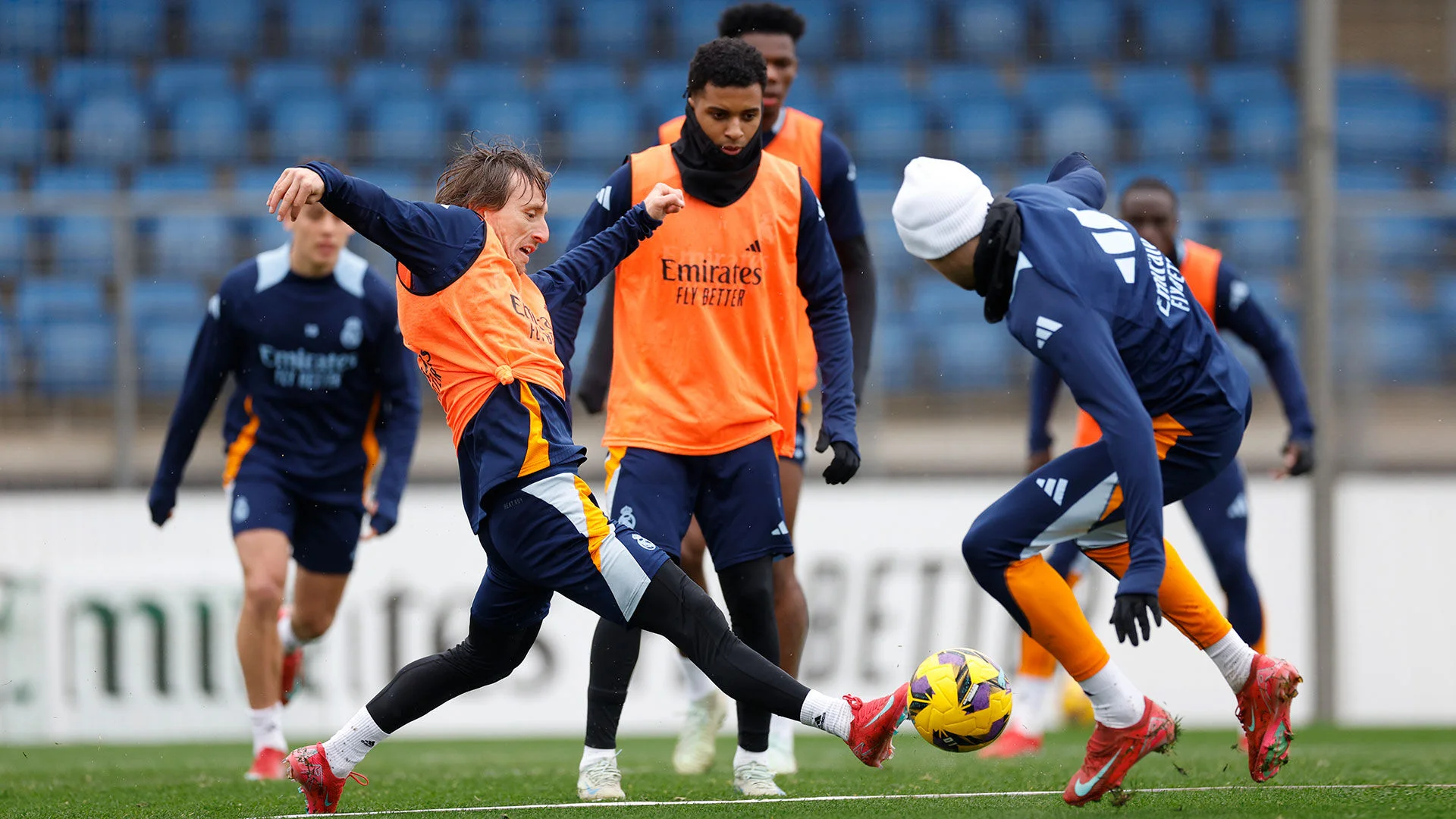 Dernier entraînement avant le match contre le Rayo