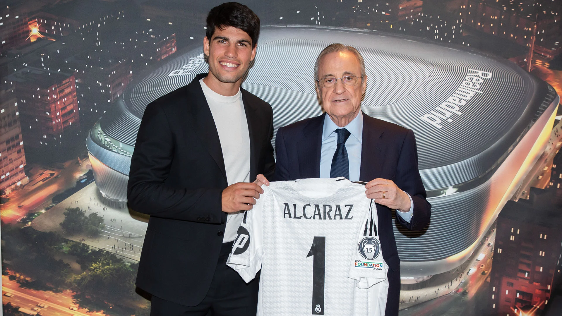 Carlos Alcaraz attended the Real Madrid-Sevilla game