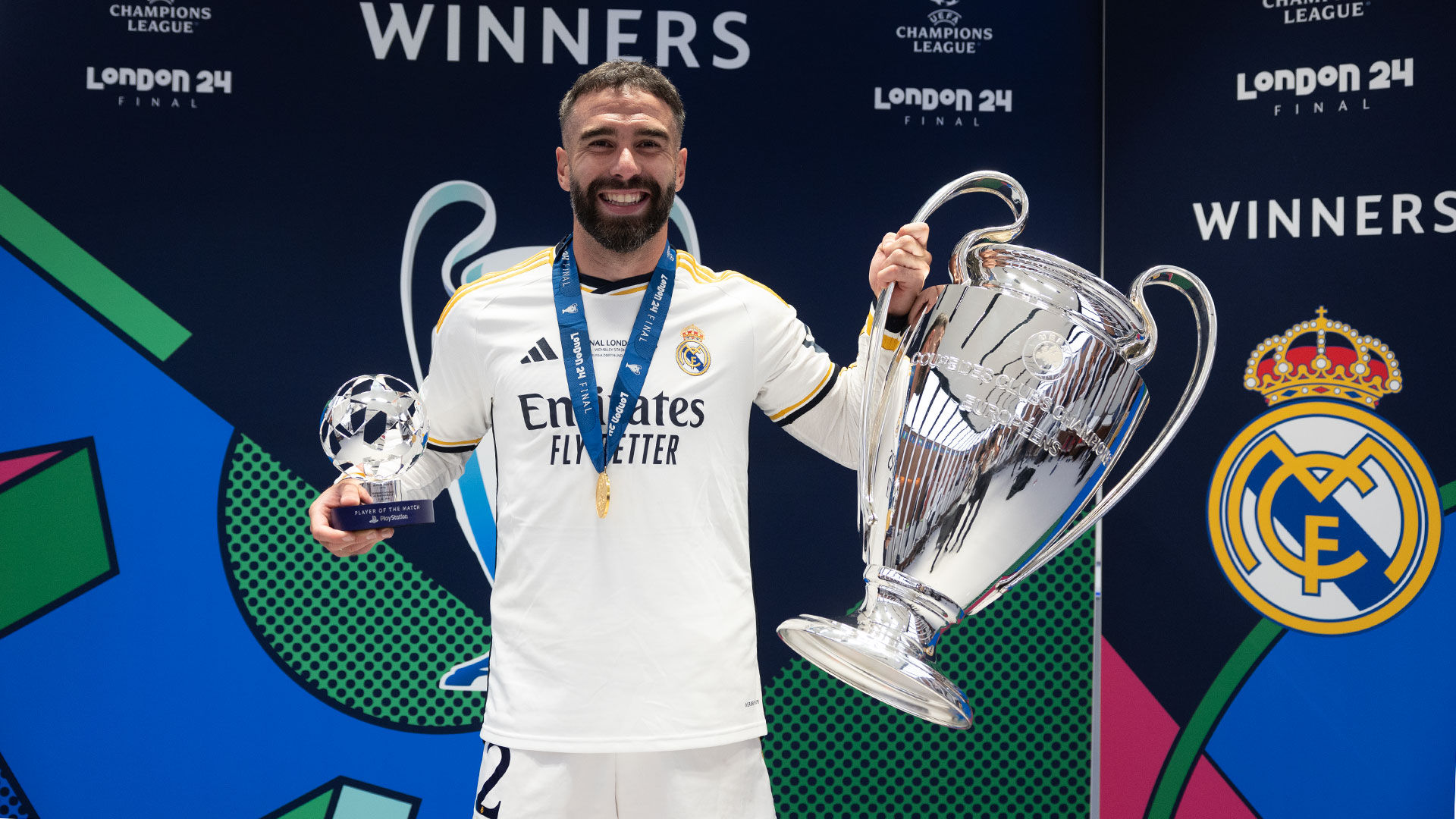 Carvajal, MVP de la final de la Champions: "Es una felicidad inmensa"