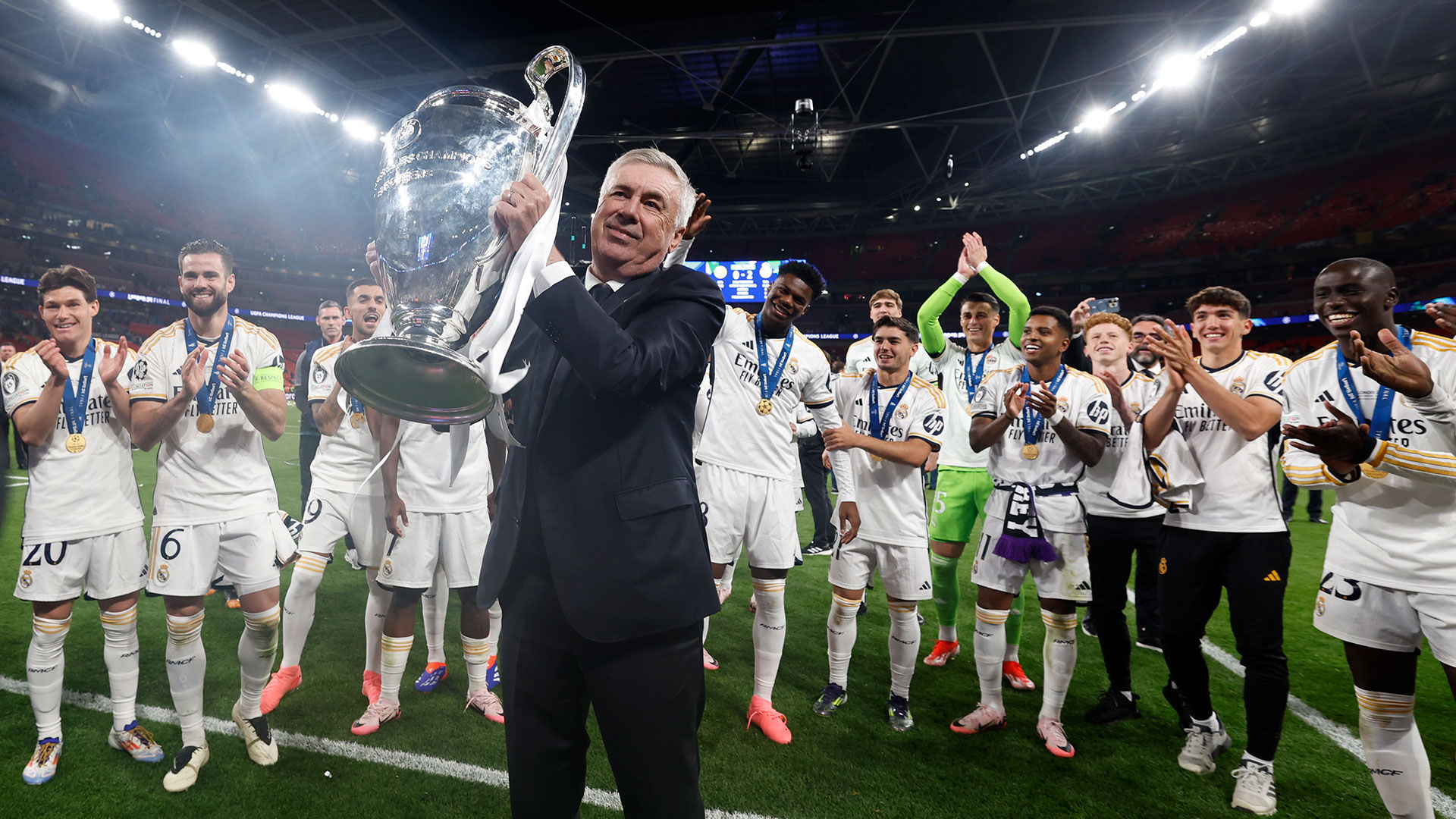 Ancelotti, 13 titles with Real Madrid