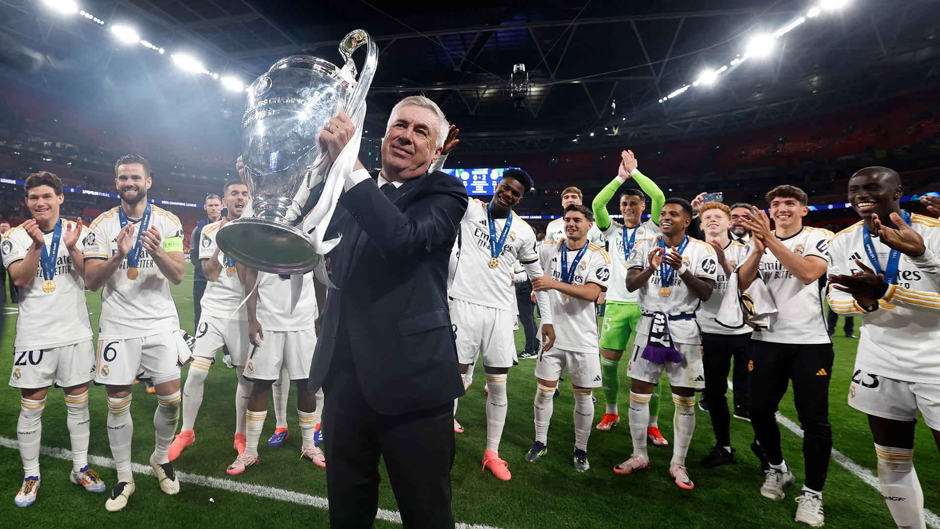 Ancelotti, 13 titles with Real Madrid