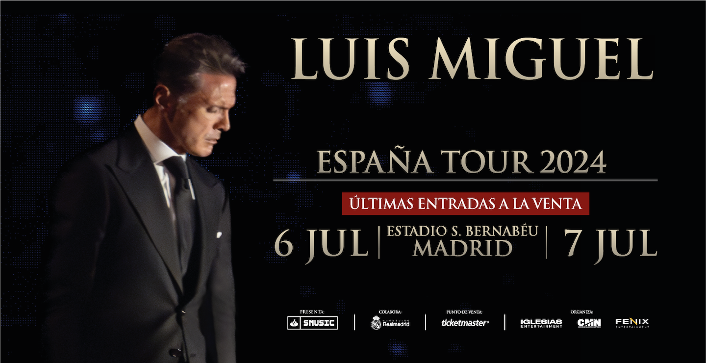 Promotional Poster Luis Miguel 6th and 7th of July 2024
