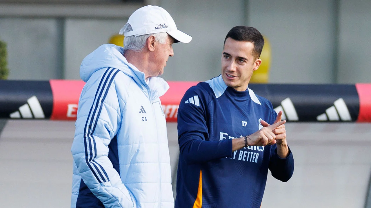 Ancelotti y Lucas Vázquez comparecerán en rueda de prensa antes del entrenamiento