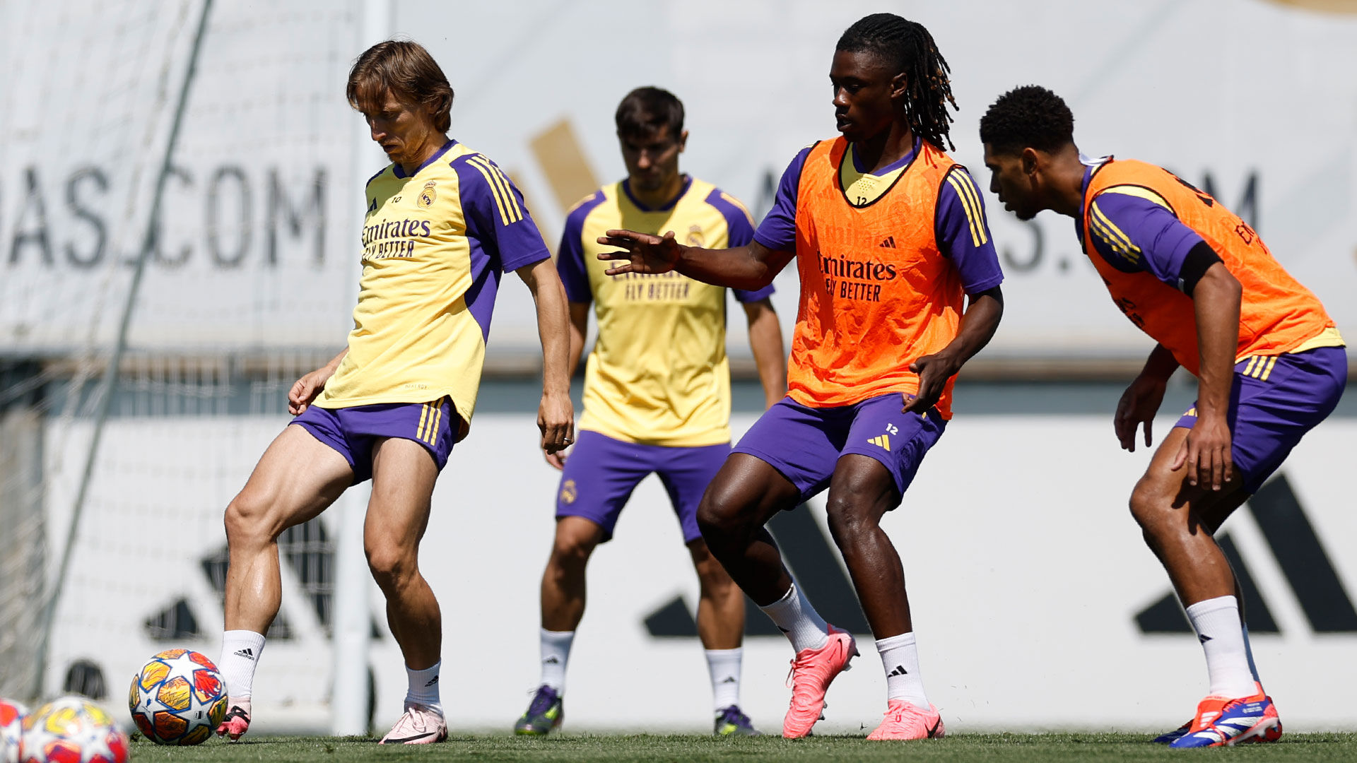 Second session of the week in preparation for the Champions League final