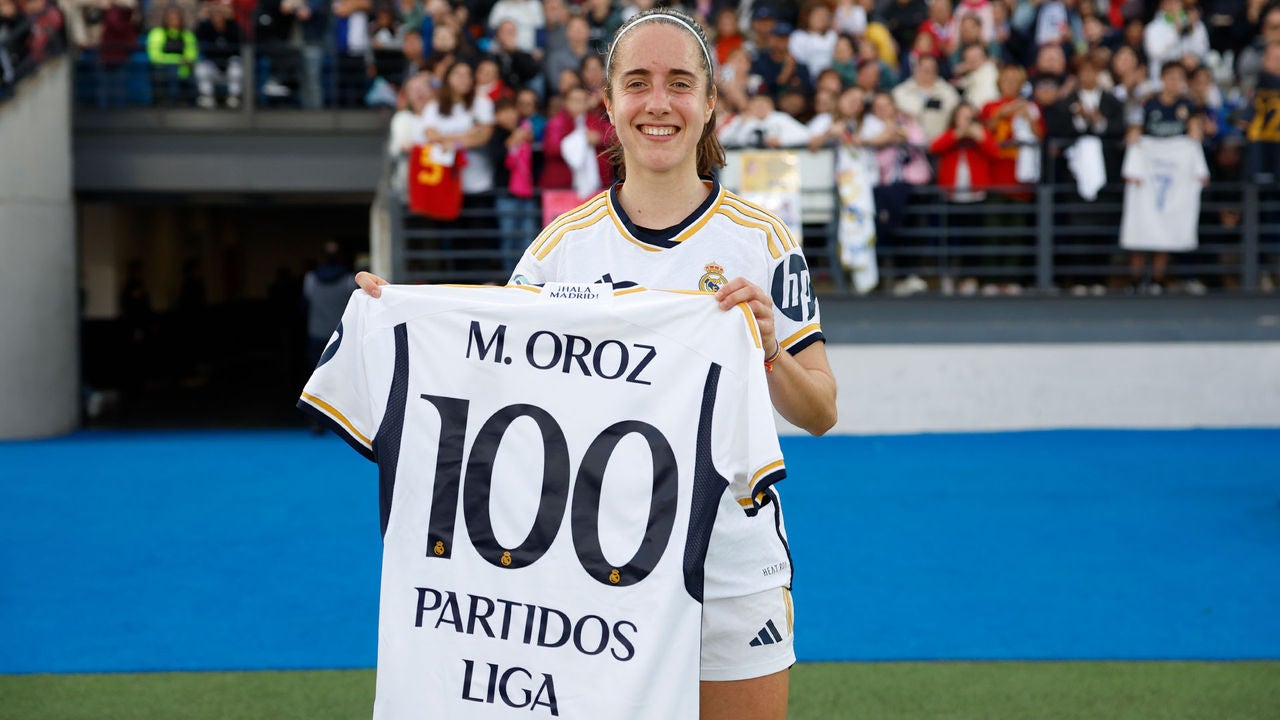 Maite Oroz, 100 partidos de Liga con el Real Madrid