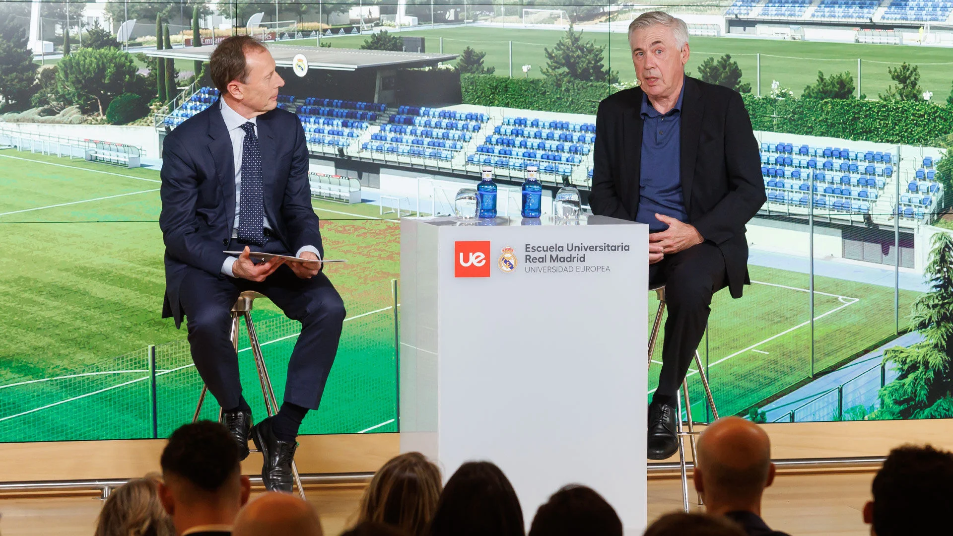 Ancelotti attends Universidad Europea Real Madrid Graduate School 2024/25 inauguration