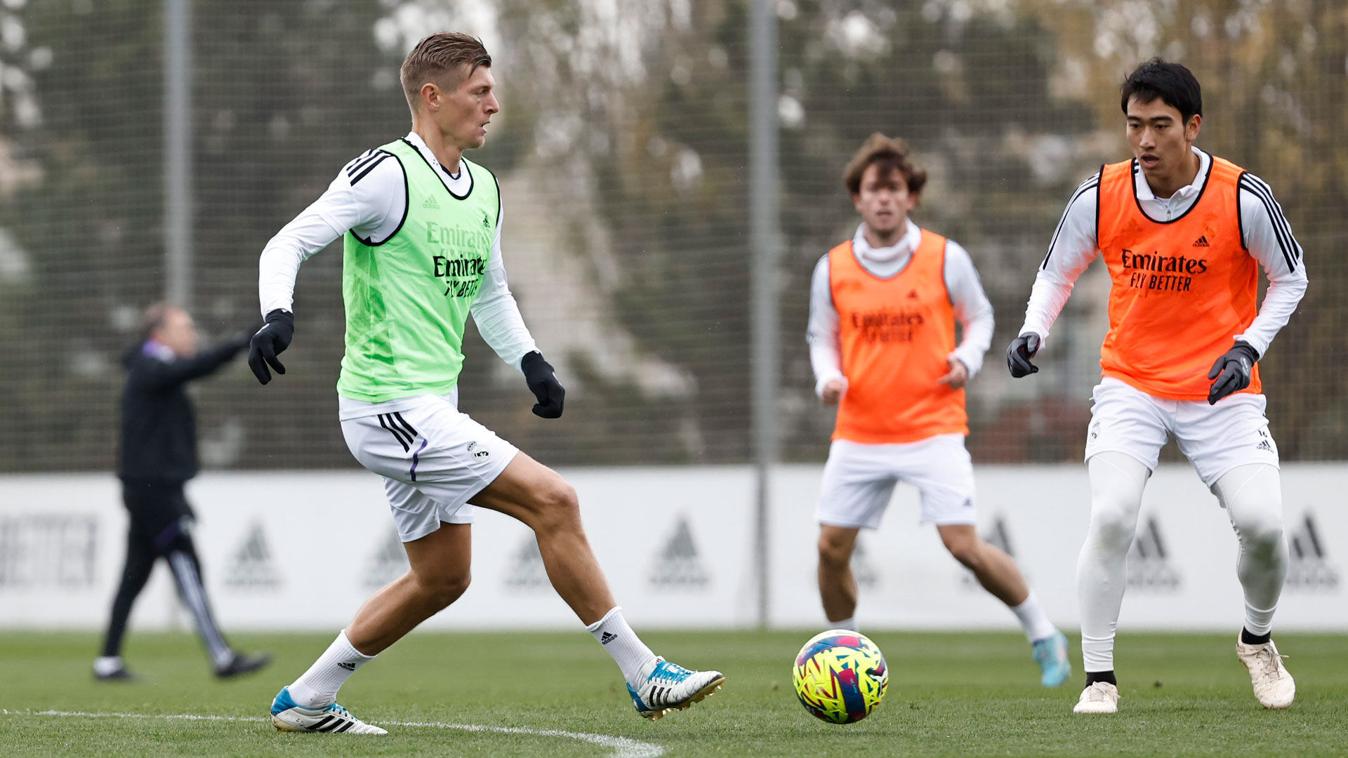 Último entrenamiento de la semana en la Ciudad Real Madrid