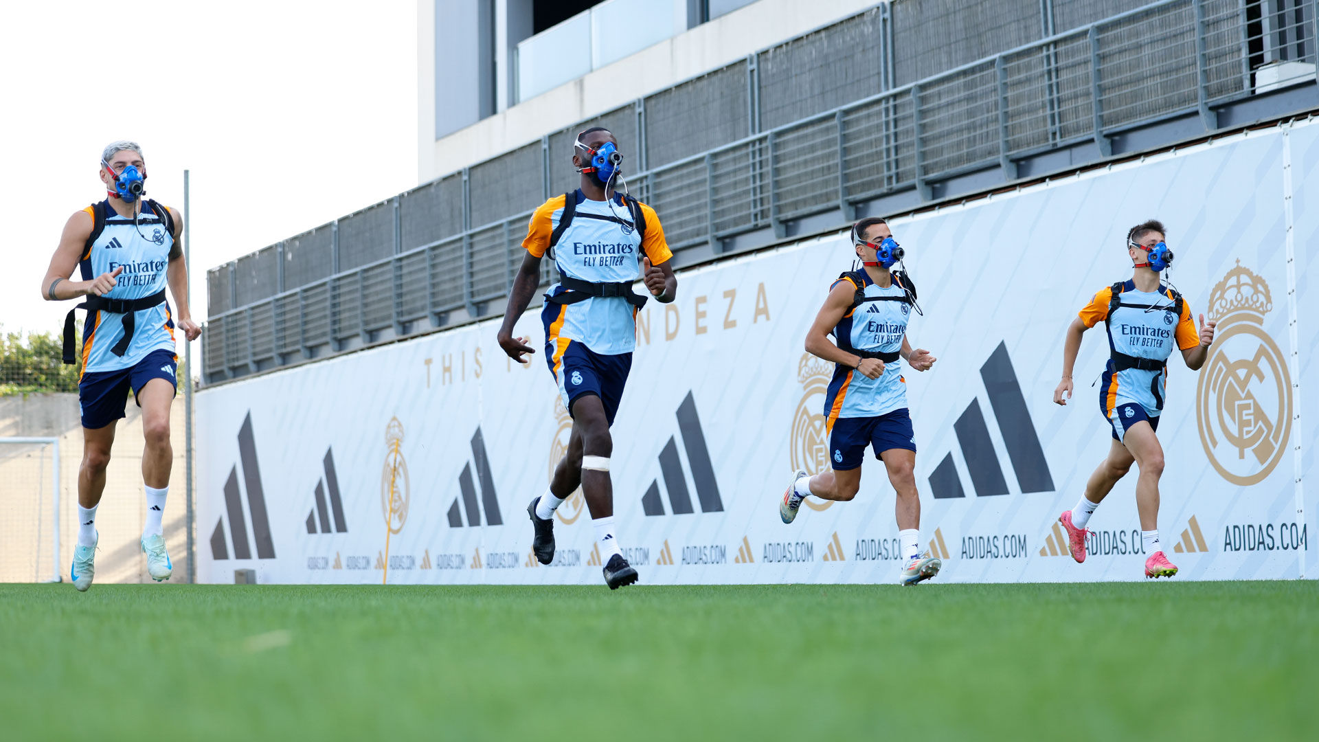 Fitness tests at Real Madrid City