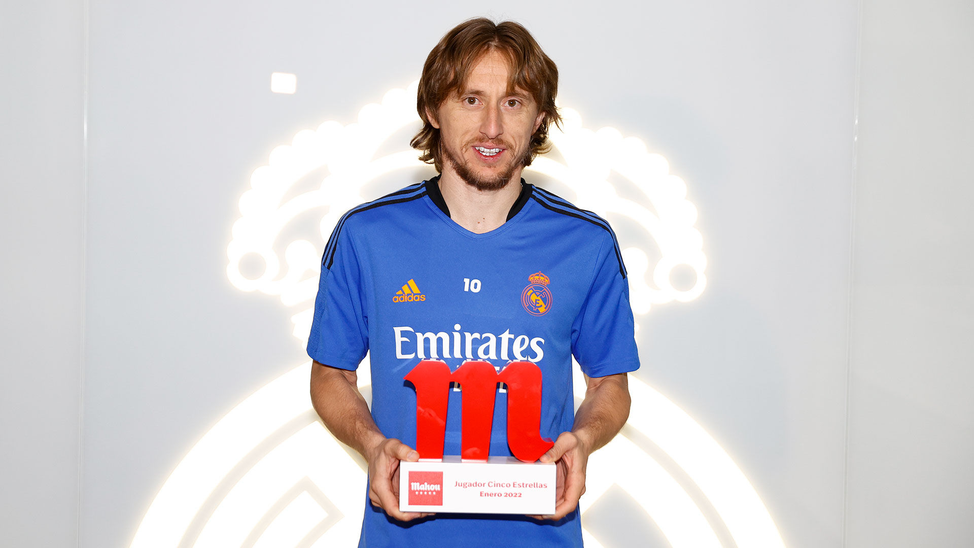 Modrić, Jugador Cinco Estrellas Mahou de enero