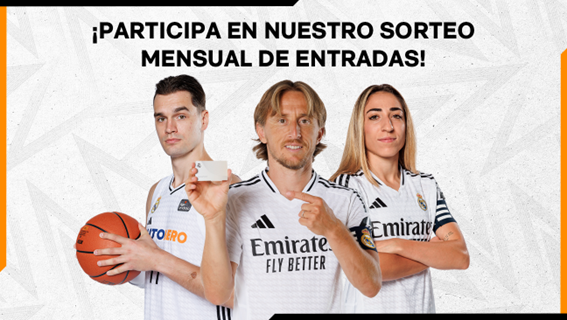 ¡Participa en nuestro sorteo de entradas de febrero para Socios y Madridistas Premium!