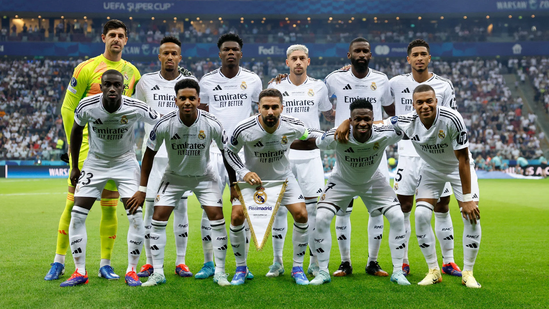 Real Madrid starting eleven against Mallorca