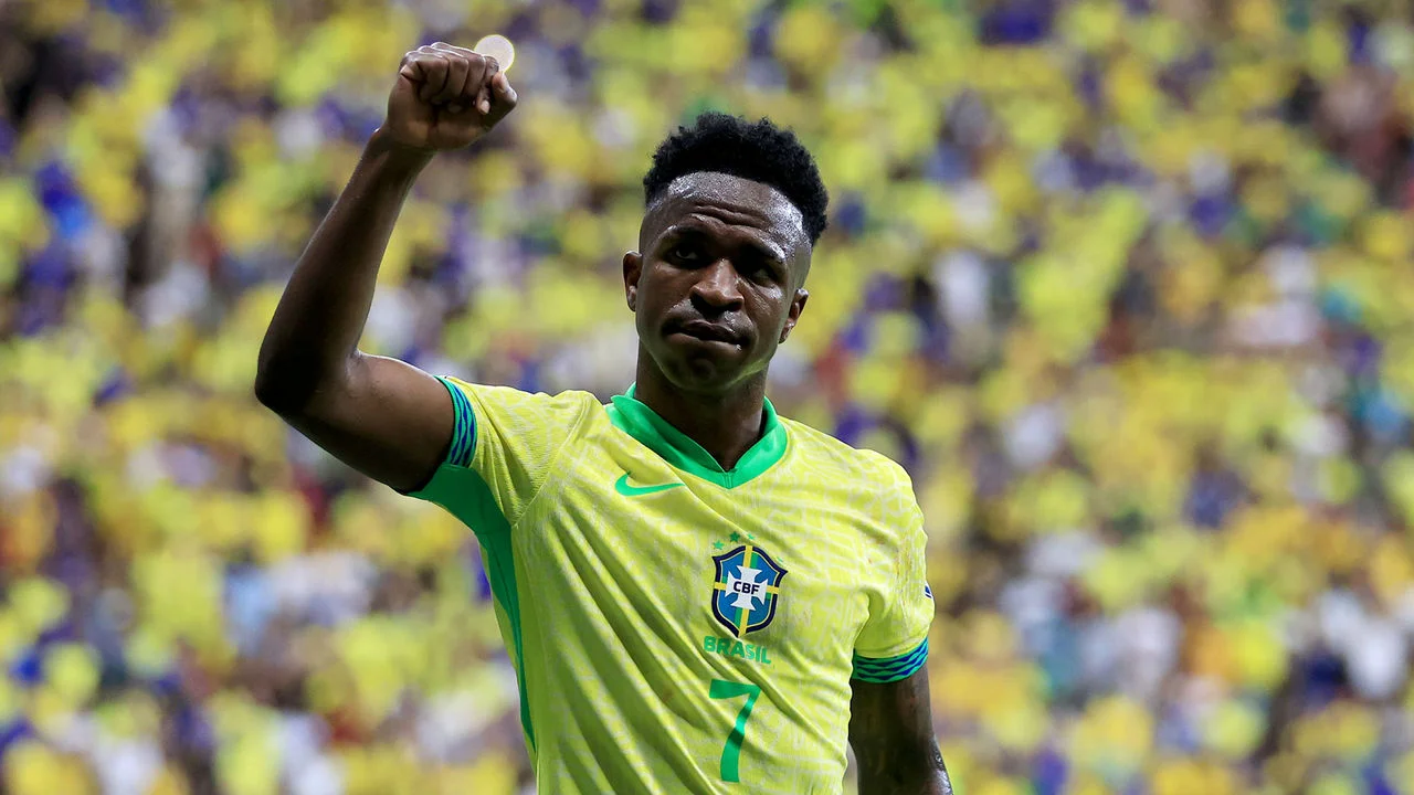 2-1: Vini Jr. da la victoria a Brasil frente a Colombia