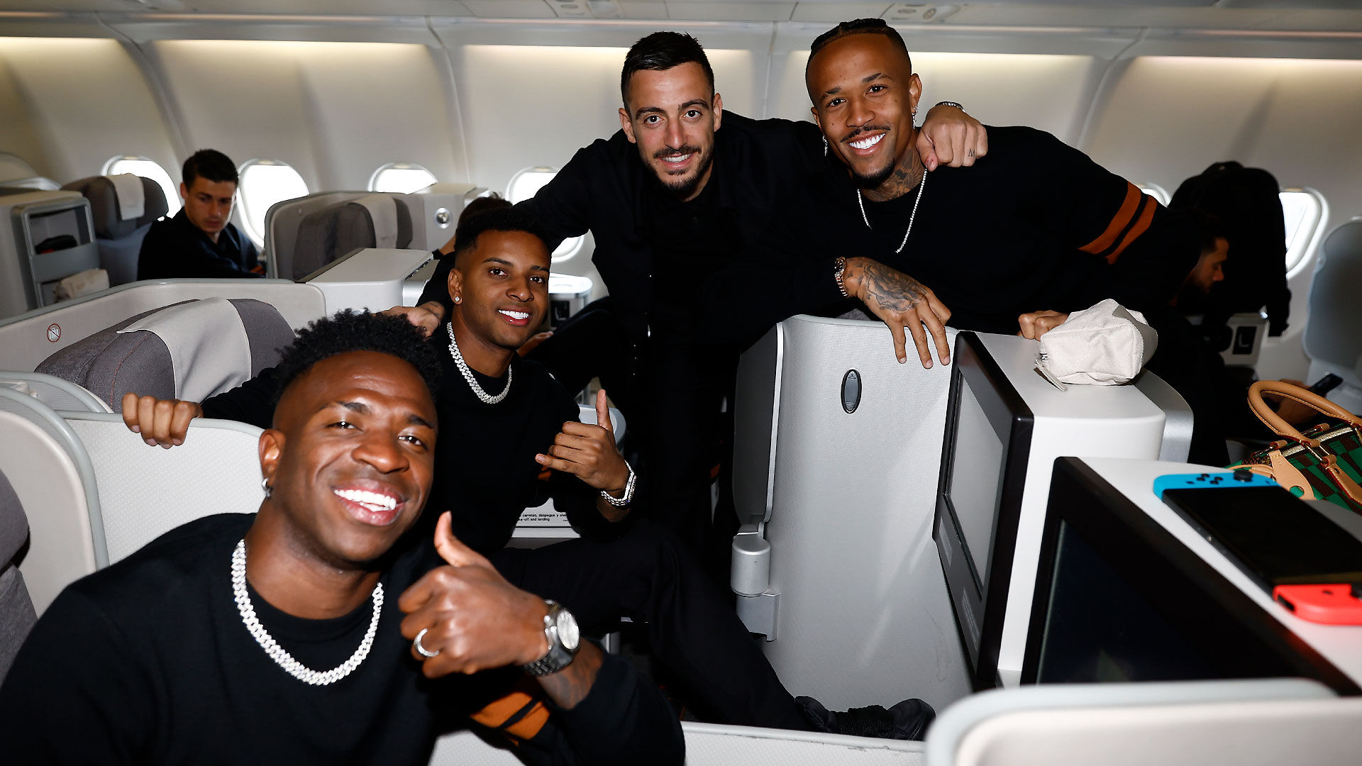 Real Madrid have arrived in Munich