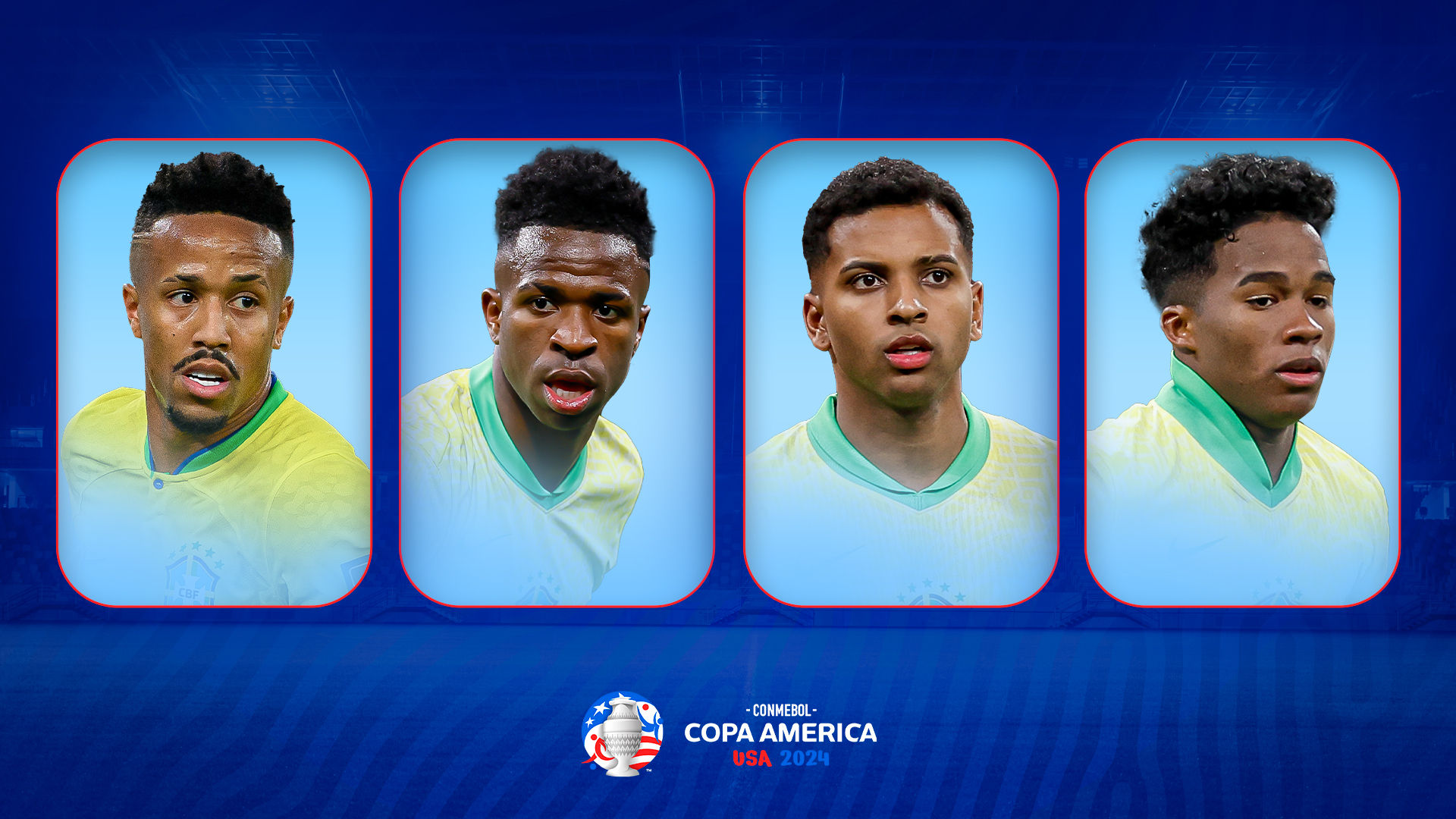 Vini Jr., Rodrygo, Militão y Endrick, convocados con Brasil para la Copa América