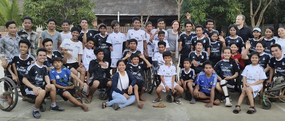 Escuela la Fundación Real Madrid en Battambang, Camboya