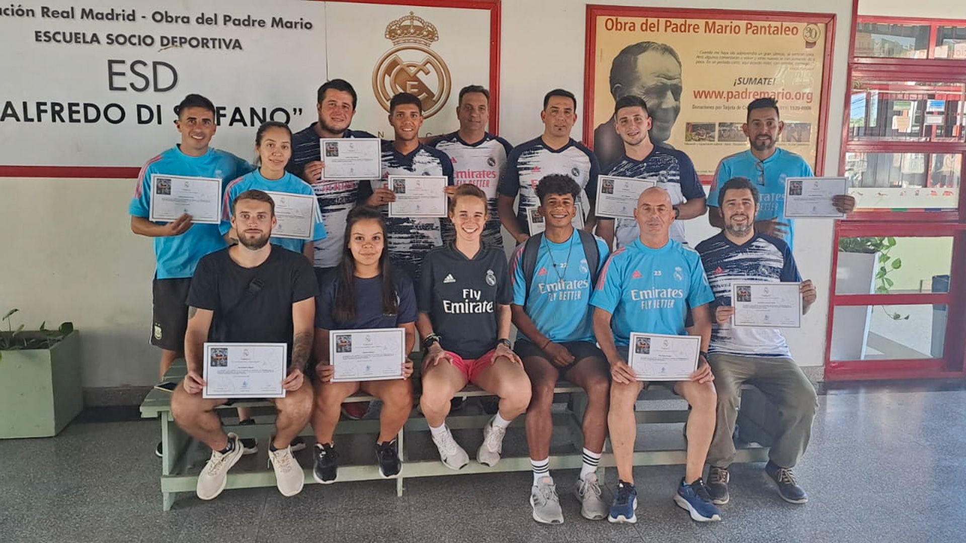 Formación para los entrenadores de las escuelas de la Fundación en Argentina
