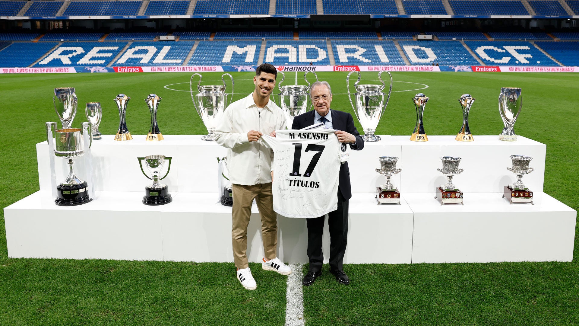 Asensio, 17 títulos con el Real Madrid