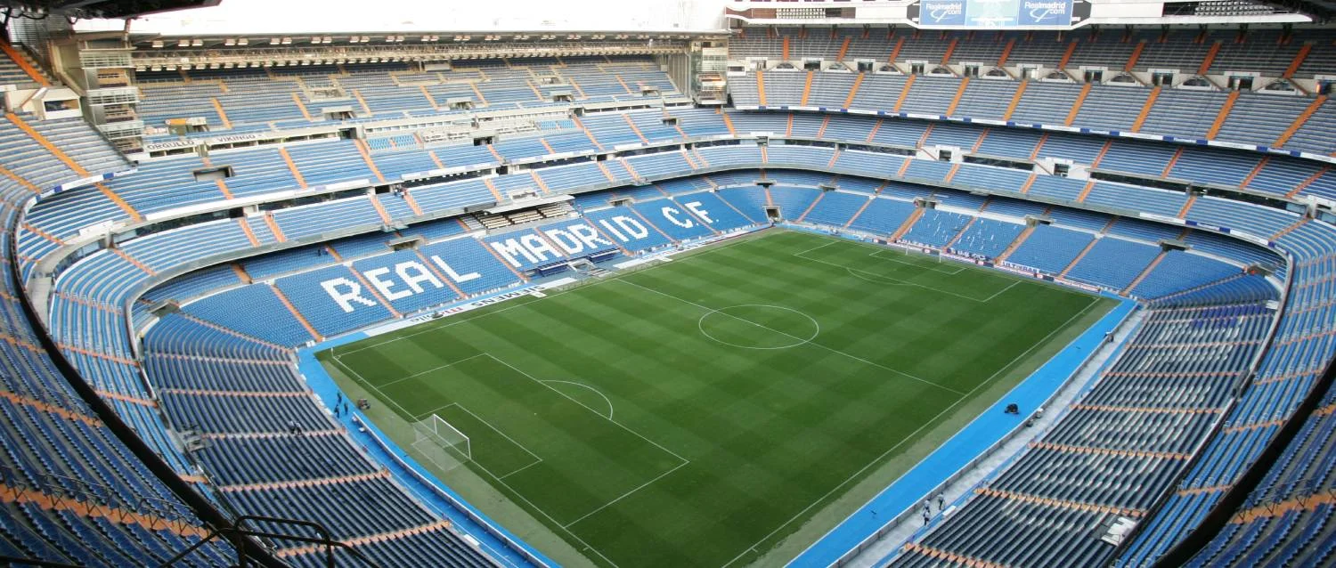 Vista panorámica del Santiago Bernabéu