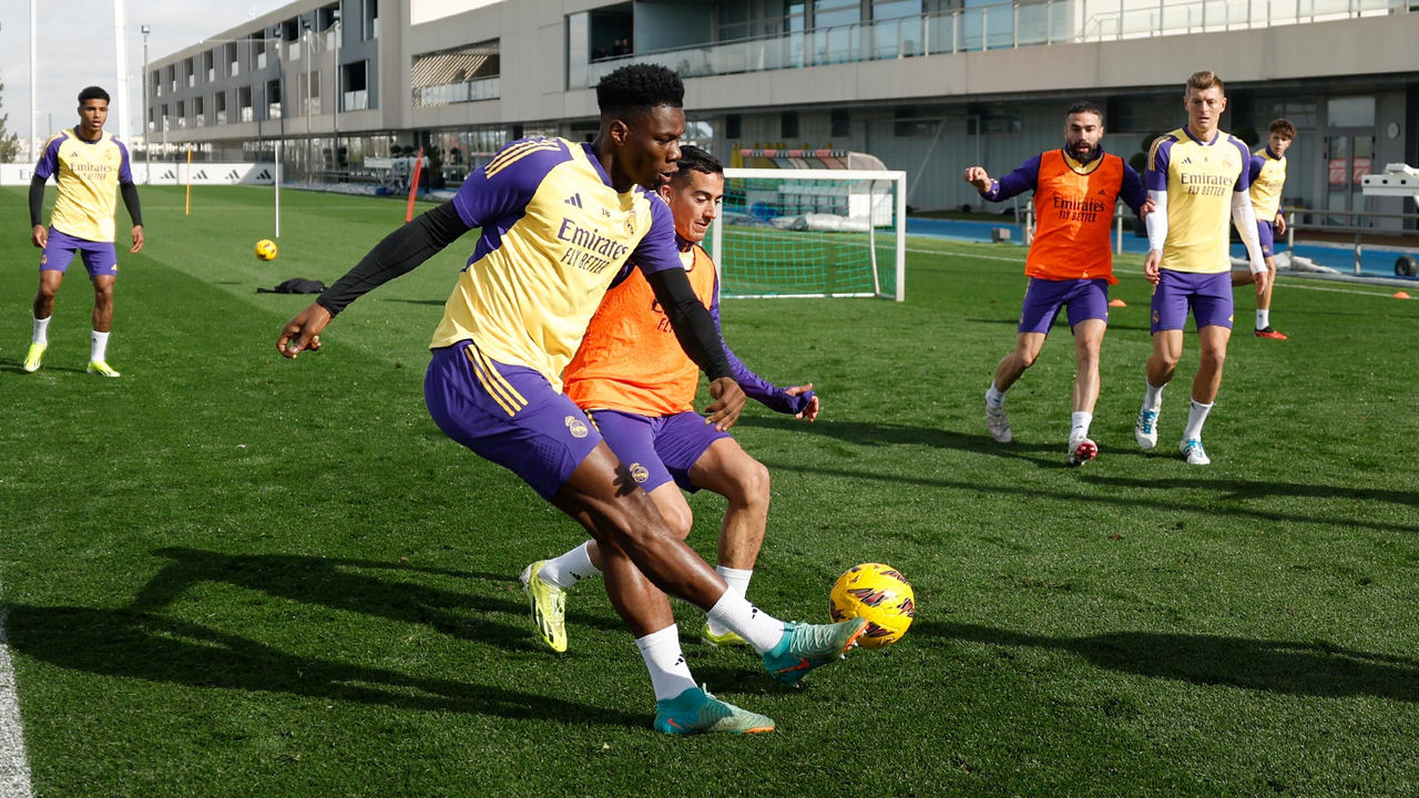 El Real Madrid continúa preparando el partido contra el Sevilla