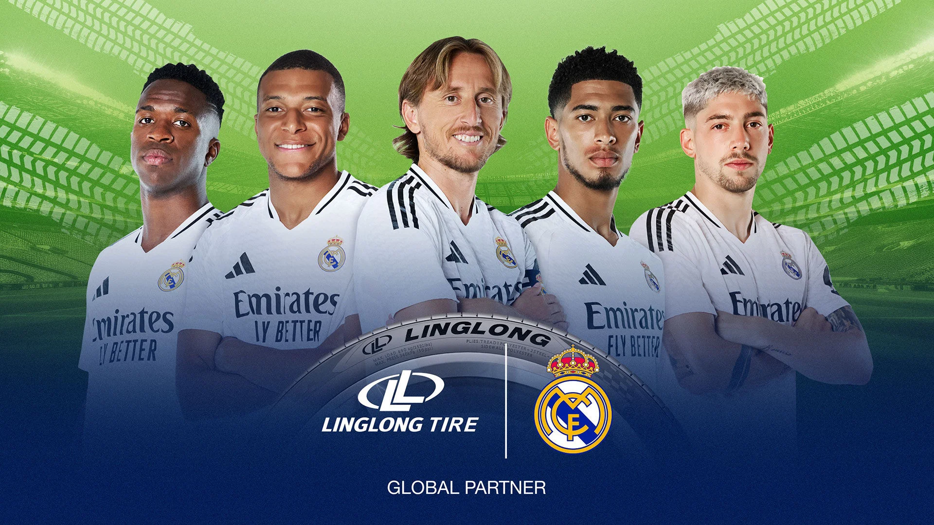 Le Real Madrid et Linglong Tire annoncent un accord de sponsoring mondial