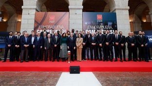 The Team Photo at the Community of Madrid Headquarters