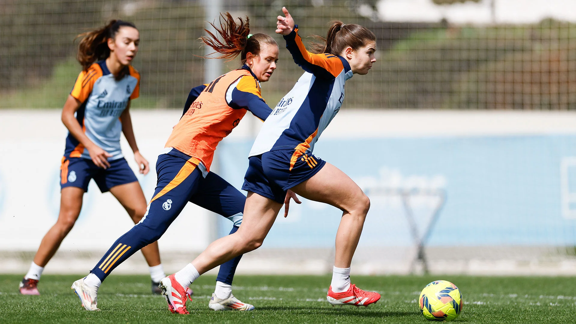 Último entrenamiento antes del partido contra el Deportivo