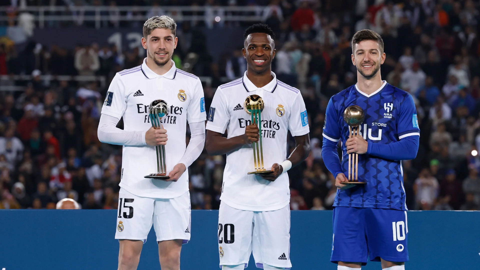 Vini Jr., Golden Ball, and Valverde, Silver Ball at the Club World Cup