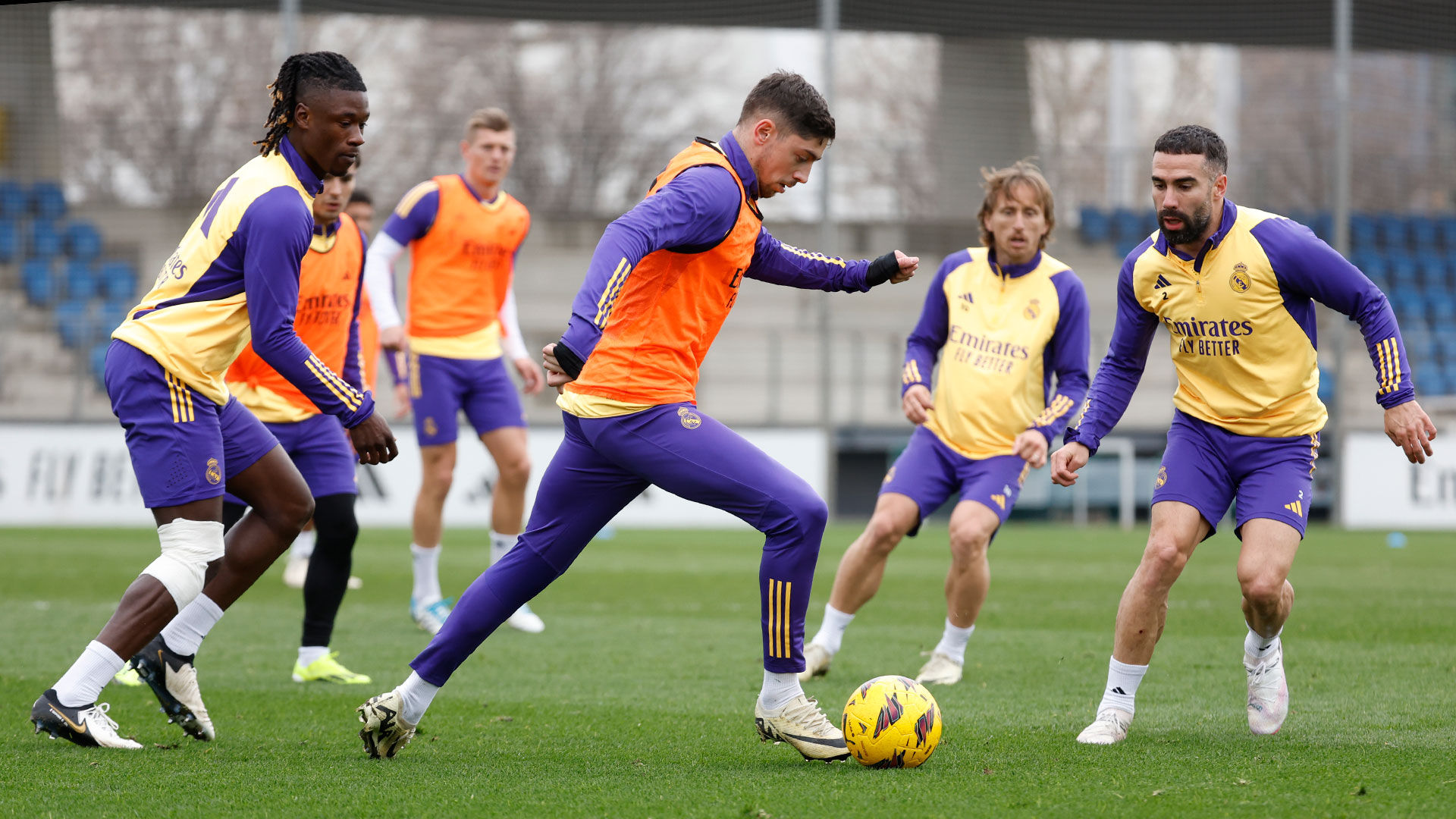 Último entrenamiento antes de recibir al Girona