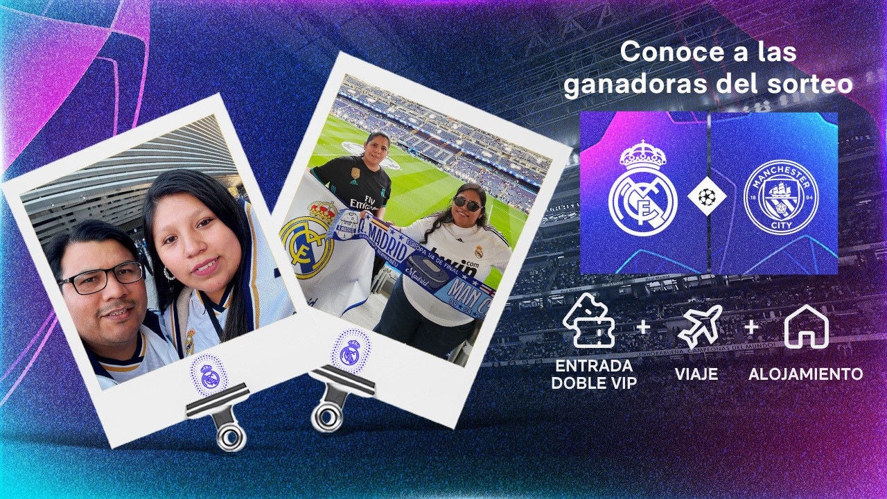 Meet the winners of the Madridistas Premium draw against Manchester City