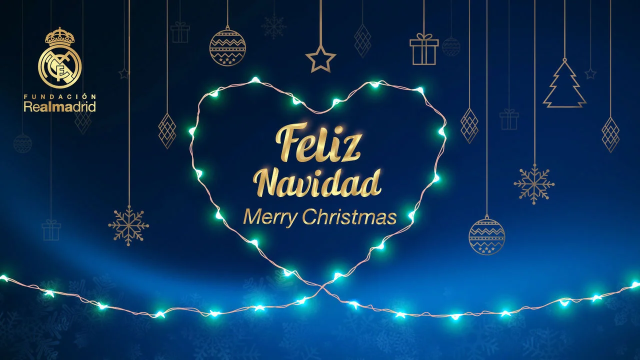 The Real Madrid Foundation Wishes You A Very Merry Christmas, Filled 