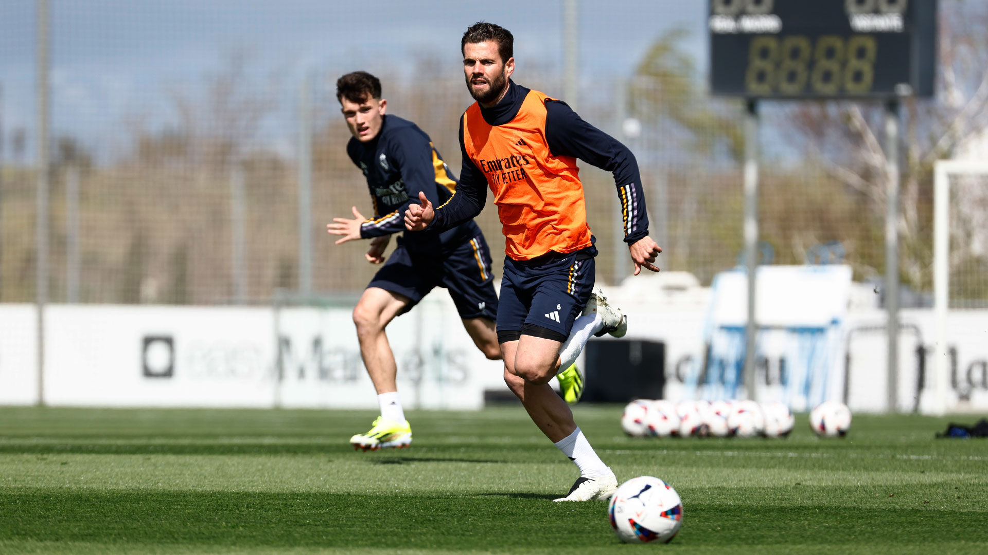 Nouvel entraînement à la Ciudad Real Madrid