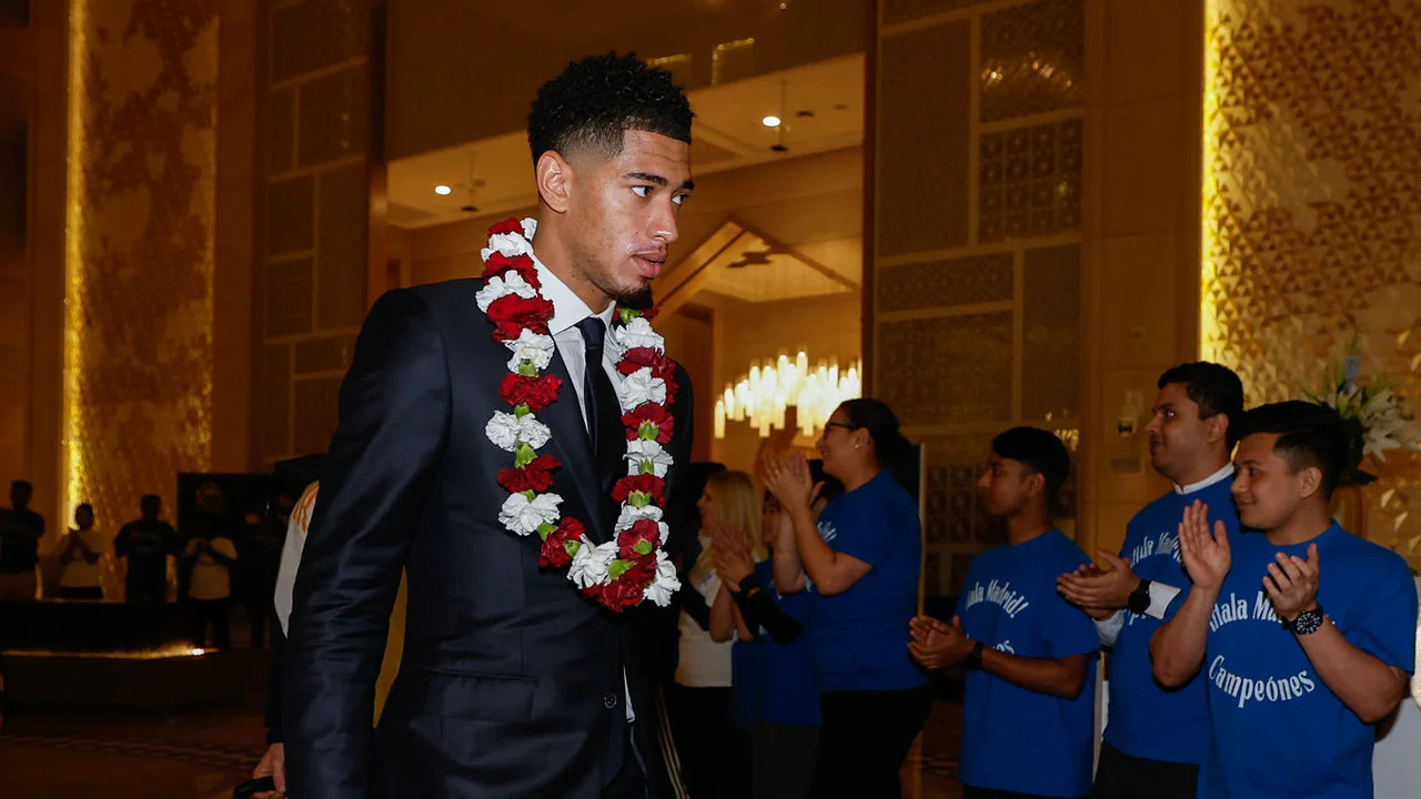 Real Madrid have arrived in Doha