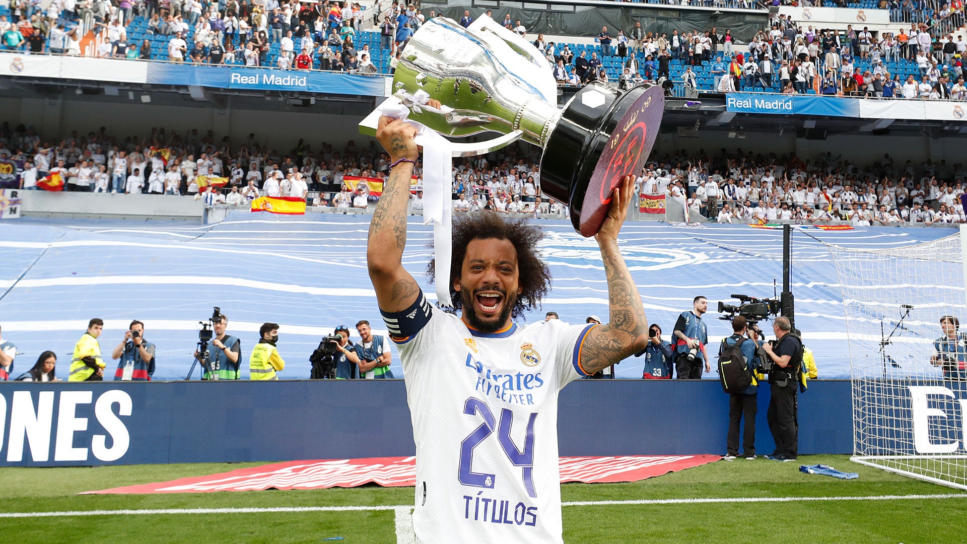 El récord histórico de Marcelo: 24 títulos con el Real Madrid