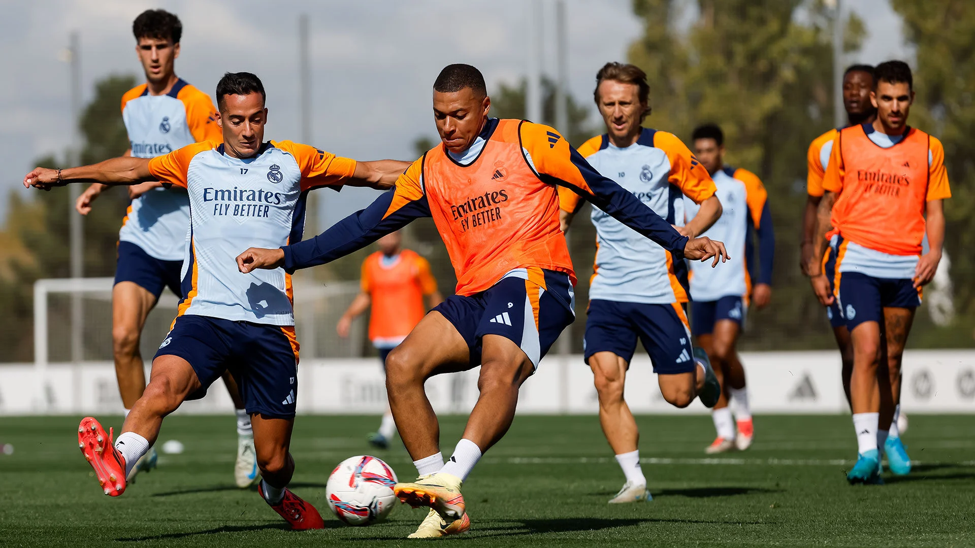 Dernier entraînement avant la réception de Villarreal