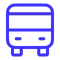 bus icon blue