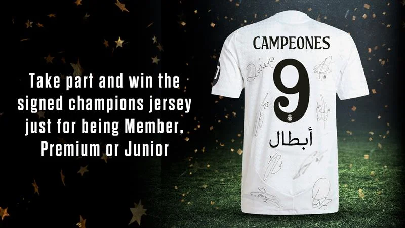 Win the team’s world champions t-shirt signed by the players!