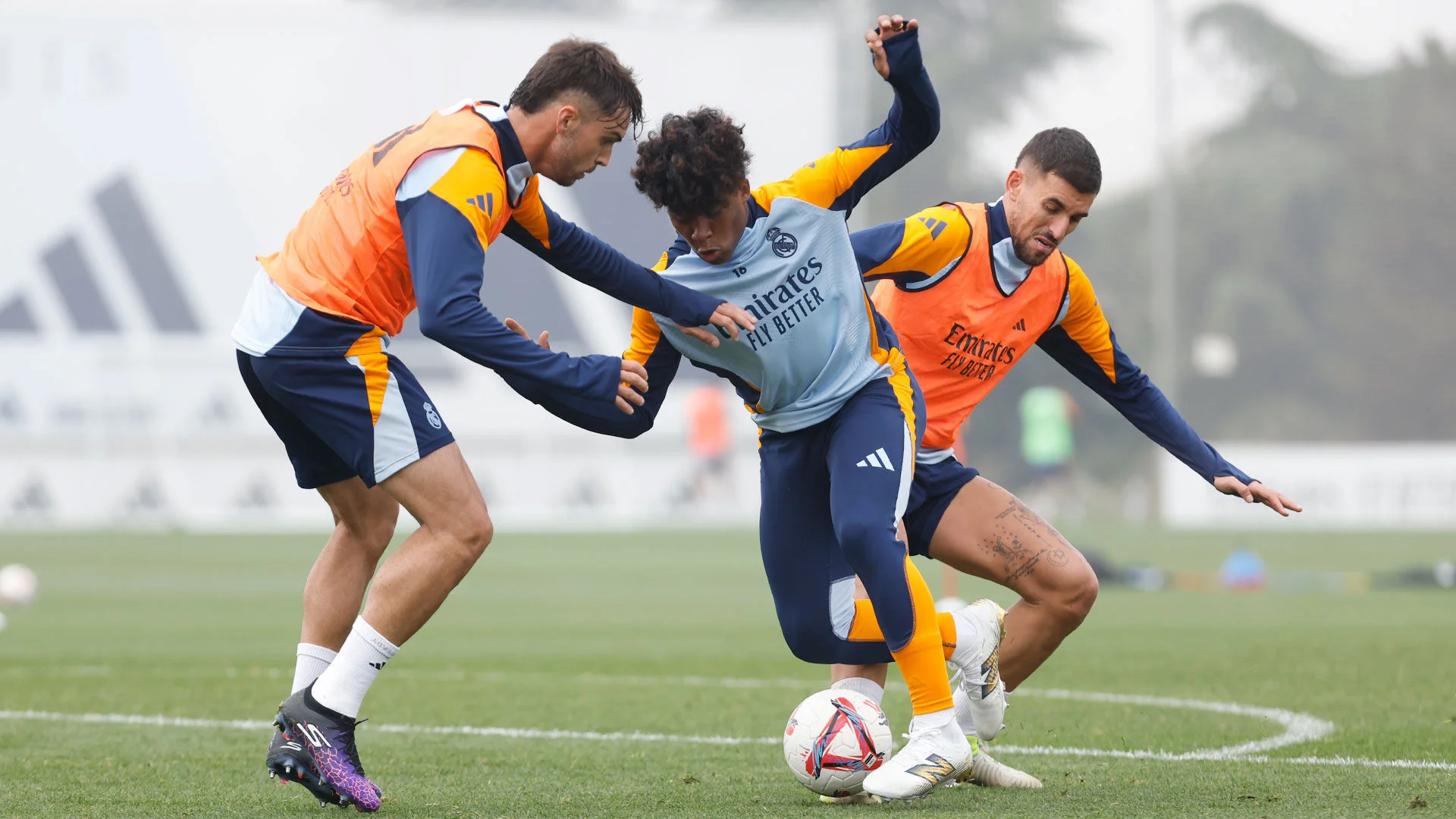 Nuevo entrenamiento en la Ciudad Real Madrid 